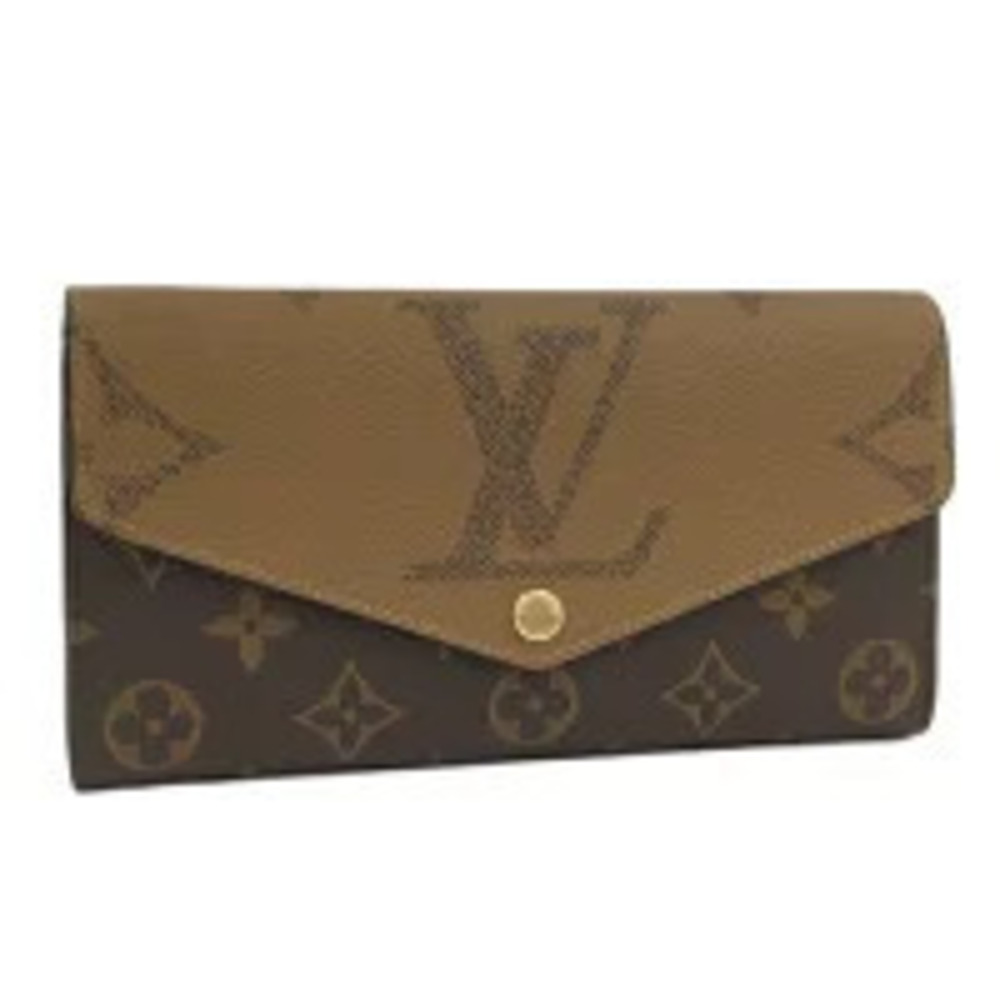 LOUIS VUITTON Portefeuille Sarah Long Wallet Monogram Giant Reverse